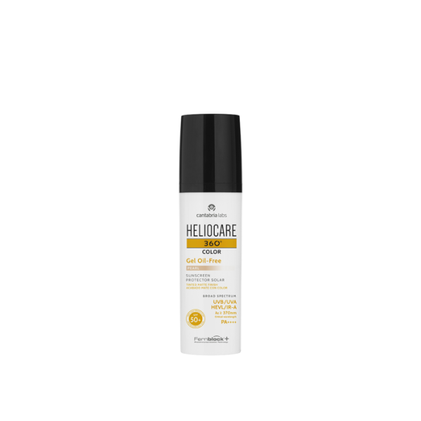 Cantabria Labs Heliocare 360 Color Gel Oil-Free Sunscreen SPF 50+ Pearl Тональний сонцезахисний...