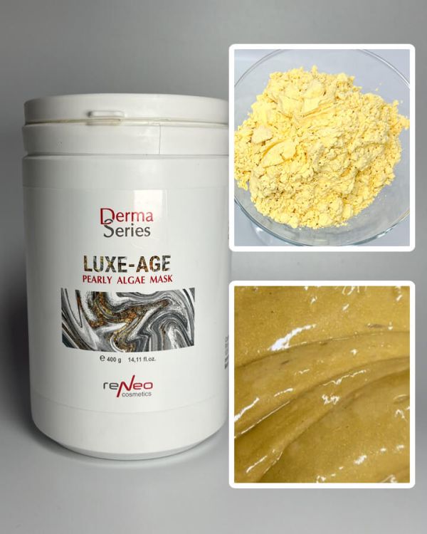 Luxe-age Pearly algae mask - Дорогоцінна альгінатна маска з відновлюючим ефектом 400 г