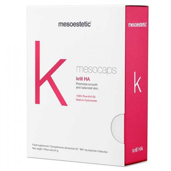 Mesoestetic - Mesocaps - Krill HA. Капсули з екстрактом криля та гіалуроновою кислотою