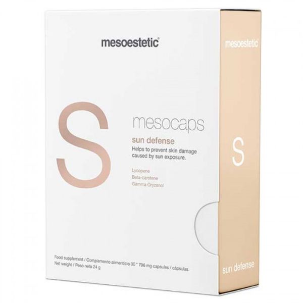 Mesoestetic - Mesocaps - Sun defense. Капсули для захисту від сонячних ушкоджень