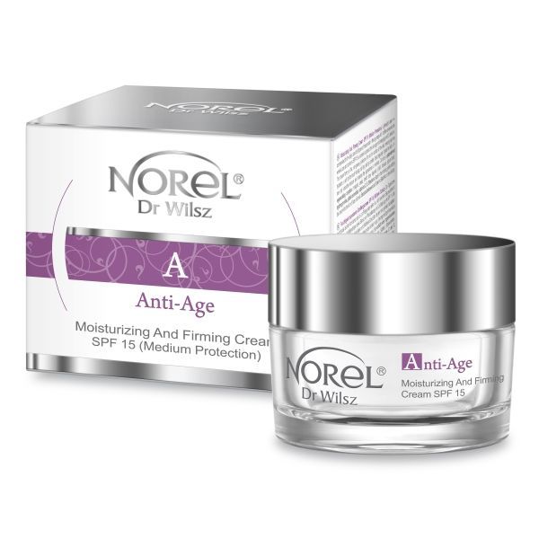 Anti-Age - Зволожуючий та зміцнюючий крем SPF-15 50 мл Norel