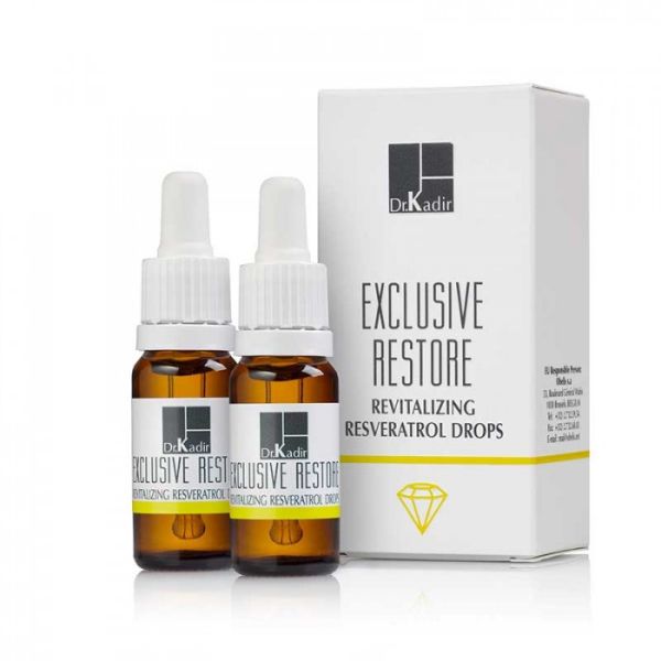 Dr. Kadir Exclusive Restore Skin Revitalizing Resveratrol Drops Краплі Ресвератрол для відновленн...