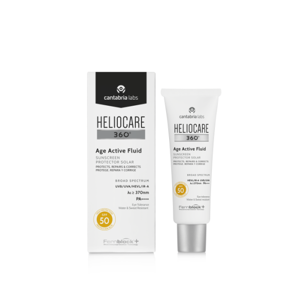Cantabria Labs Heliocare 360 Age Active Fluid Sunscreen SPF 50 Антивіковий фотозахисний флюїд
