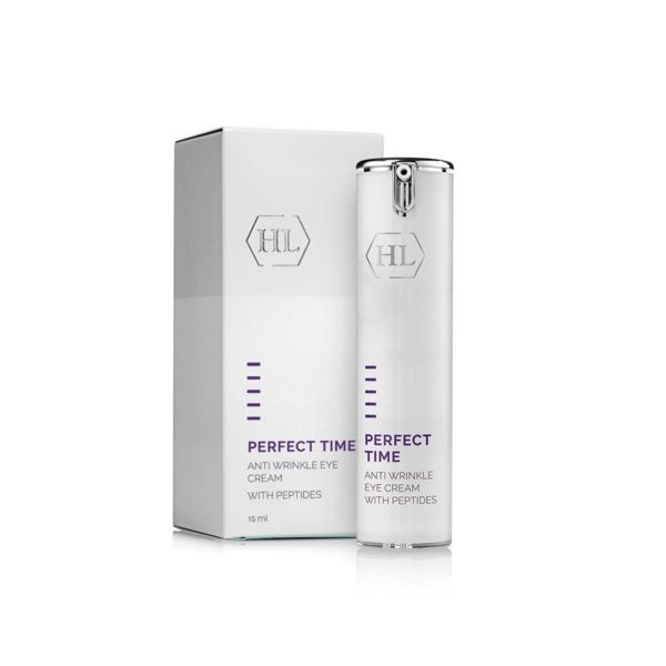 Perfect Time Anti Wrinkle Eye Cream Зміцнюючий крем для повік, збагачений кофеїном, екстрактами сої і дикого ямсу, інноватівнимі ліпопептідамі