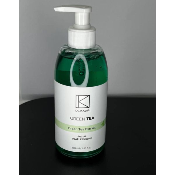 Dr. Kadir Cleaners and Tonic Green Tea Soapless Soap Гель для очищення шкіри обличчя та шиї Зелен...
